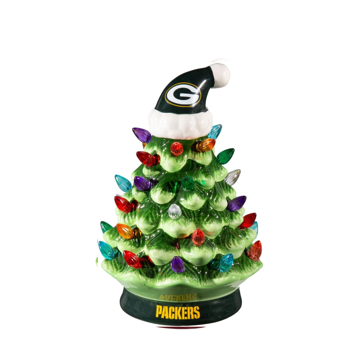 NFL Ceramic Christmas Trees that Light Up
